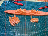 3d Printed Kit 1/700 Hms Cheshire Cruiser(full Hull/waterline)